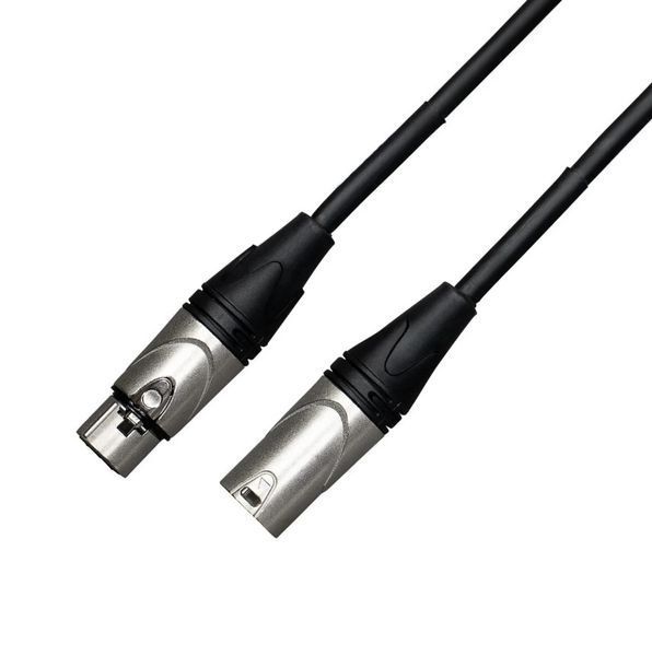 Кабель мікрофонний Cascha CCA-M1BK6 (Advanced Line Microphone Cable, Black, 6 м) 24-10-05-39 фото