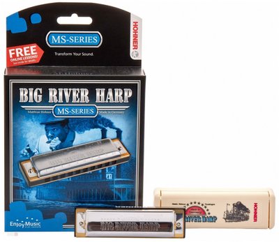 Губна гармошка Hohner M590106X Big River Harp A (Box) (Тональність – A/Ля мажор) Діатонічна 10 отворів 127267 фото