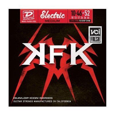 Струни для електрогітари Dunlop KKN1052 Kerry King Icon Medium Electric Guitar Strings Nickel Plated 10-46+52 115883 фото