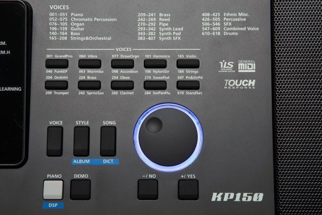 Синтезатор з автоакомпанементом Kurzweil KP150, клавіатура з контролерами висоти тону та модуляції 285755 фото