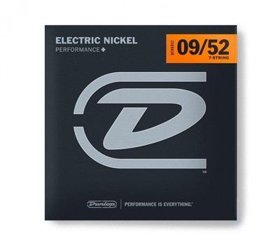 Струны для электрогитары Dunlop DEN0952 (6 струн+1) Nickel 126407 фото