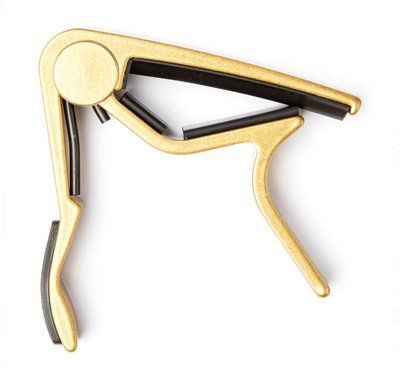 Каподастр Dunlop 83CG Gold Acoustic Trigger Curved Capo 114886 фото