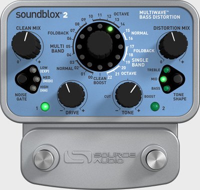 Бас-гітарний процесор ефектів SOURCE AUDIO SA221 Soundblox 2 Multiwave Bass Distortion 17-12-13-2 фото