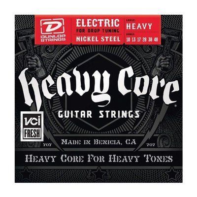 Струни для електрогітари Dunlop DHCN1048 Heavy Core Heavy Set Electric Guitar Strings Nickel 10/48 116766 фото