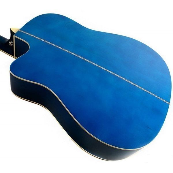 Набір акустична гітара Equites EQ905C BLS 41" + медіатори + ремінь + чохол 85212-76453-74246-74702 фото