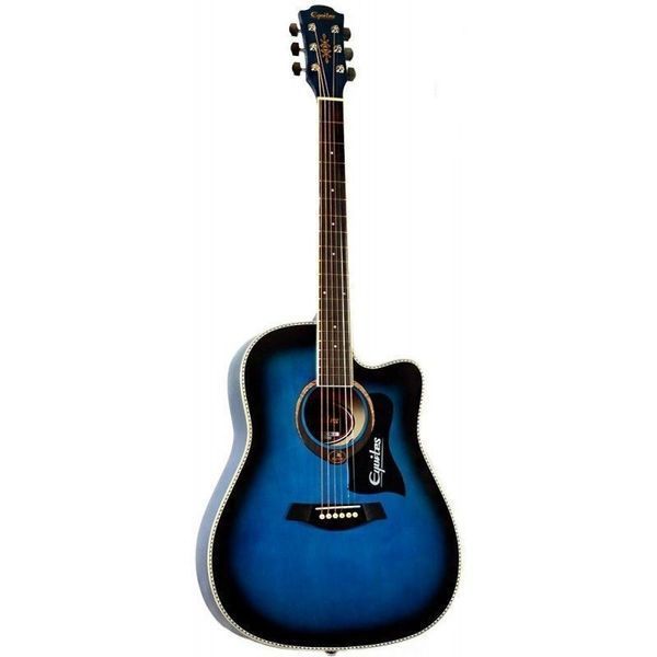 Набір акустична гітара Equites EQ905C BLS 41" + медіатори + ремінь + чохол 85212-76453-74246-74702 фото