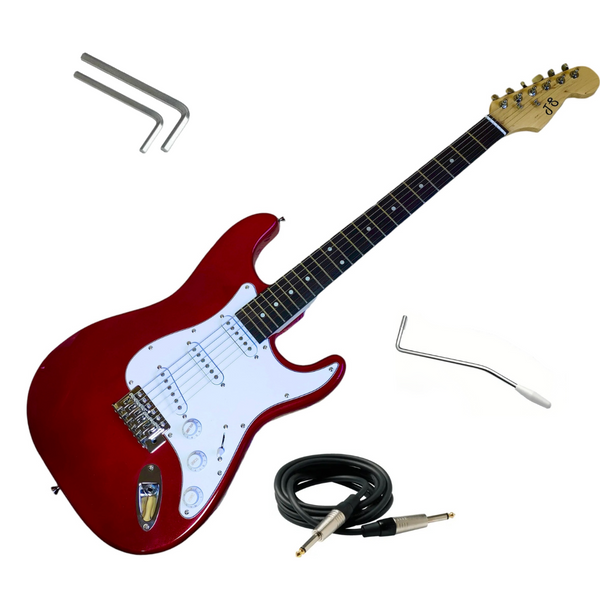 Набір електрогітара J8 ST HMG 101 RD+ Міні-підсилювач Joyo JA-03 Lead + Чохол HA-EG + Струни AE537 Light 87321-123286-87212-77380 фото