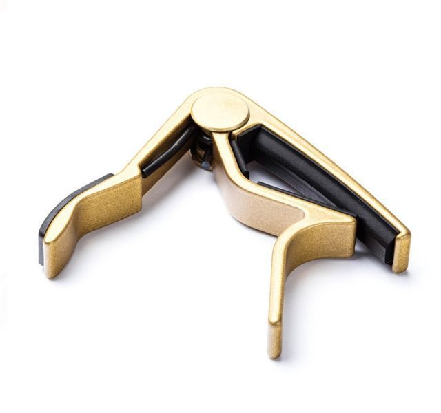 Каподастр Dunlop 83CG Gold Acoustic Trigger Curved Capo 114886 фото