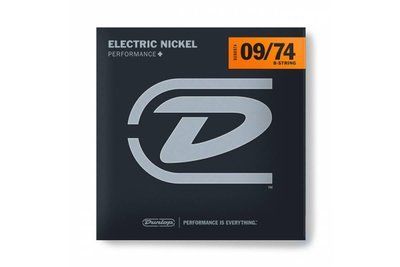 Струны для электрогитары Dunlop DEN0974 (8 струн) Nickel 09/74 126408 фото