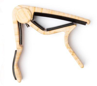 Каподастр Dunlop 83CM Maple Acoustic Trigger Curved Capo 114888 фото