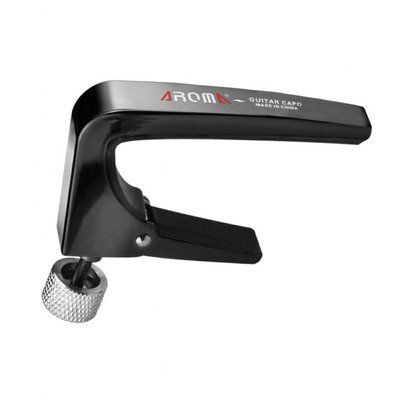 Каподастр винтовой для акустической, электро гитары Aroma AC-11 BK 80545 фото