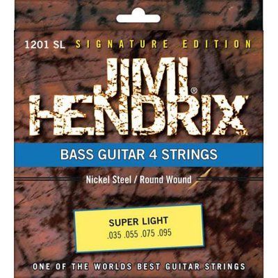 Струни для бас-гітари Jimi Hendrix 1201 SL Nickel Steel round wound Super Light 035-095 29-3-13-1 фото