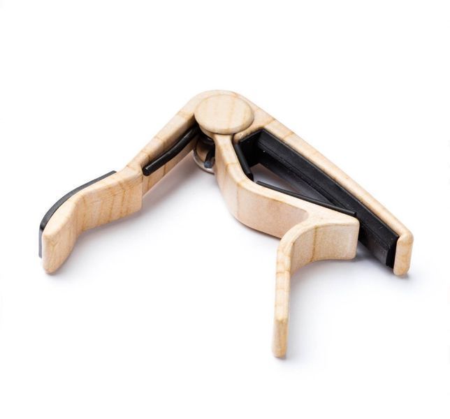 Каподастр Dunlop 83CM Maple Acoustic Trigger Curved Capo 114888 фото