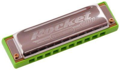 Губна гармошка Hohner M2015086X Rocket AMP G Box (Тональність &ndash; Соль-мажор) Діатонічна 10 отворів 125988 фото