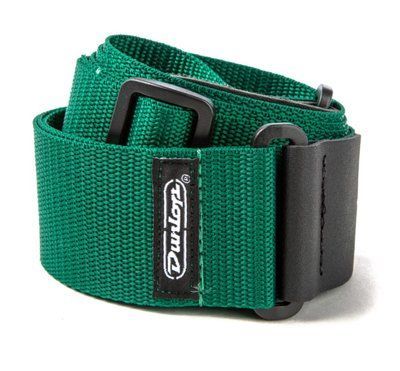 Ремень гитарный Dunlop D07-01RG 2" Poly Green 126998 фото