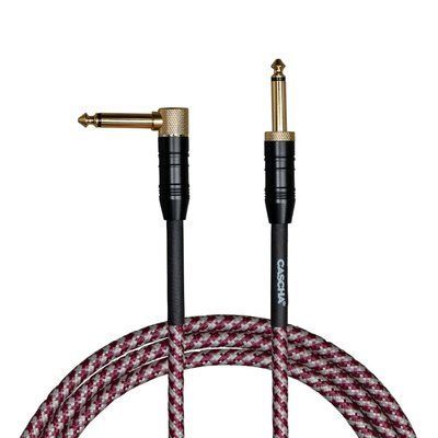 Кабель инструментальный Cascha CCP-G2ARD6 (Professional Line Guitar Cable, Tweed Red, 6 м) 24-10-05-62 фото
