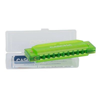 Губна гармоніка Cascha Fun Blues Harmonica Green HH 2274 (До мажор) (губна гармошка) 24-10-05-23 фото