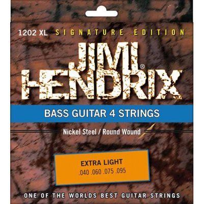 Струни для бас-гітари Jimi Hendrix 1202 XL Nickel Steel Round wound Extra Light 040-095 29-3-13-2 фото