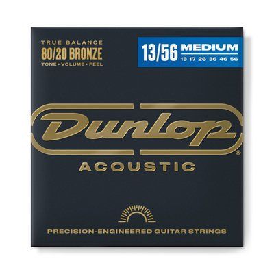 Струны для акустической гитары Dunlop DAB1356 80/20 Bronze Medium 116759 фото