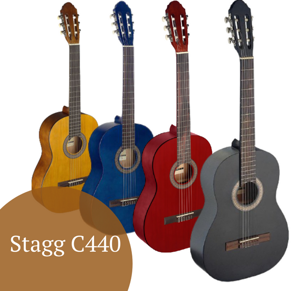 Гитара классическая Stagg C440 M размер 4/4 с нейлоновыми струнами цвет красный 86612 фото