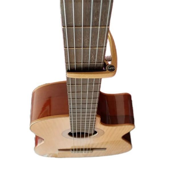 Каподастр Capo light wood (для акустической гитары, электрогитары и укулеле) 55SML фото