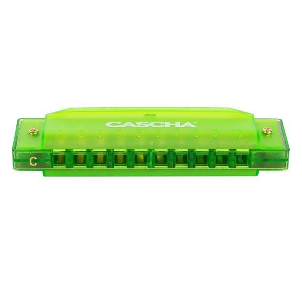 Губна гармоніка Cascha Fun Blues Harmonica Green HH 2274 (До мажор) (губна гармошка) 24-10-05-23 фото