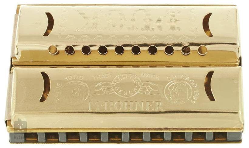 Губна гармошка Hohner M55333 CG Double Puck (Тональність: До мажор та Соль мажор) Діатонічна 10 отворів 114119 фото