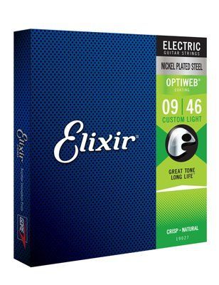 Струны для электрогитары Elixir EL OW CL Nickel Plated Custom Light 9-46 283942 фото