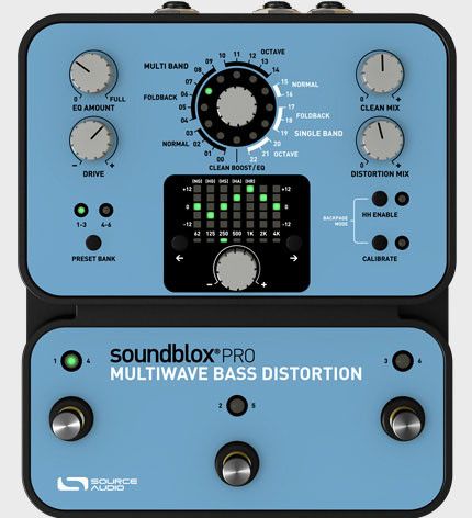 Бас-гітарний процесор ефектів SOURCE AUDIO SA141 Soundblox Pro Multiwave Bass Distortion 17-12-13-5 фото