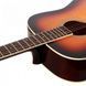 Набор гитара акустическая Alfabeto WG110 3TS желтый/черный с металлическими струнами размер 41" + чехол 17-5-41-22 фото 3