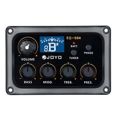 Преамп зі звукознімачем для акустичної гітари Joyo EQ-504 127915 фото