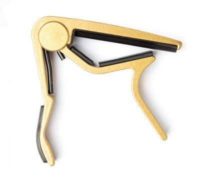 Каподастр Dunlop 84FG Gold Acoustic Trigger Flat Capo 114891 фото