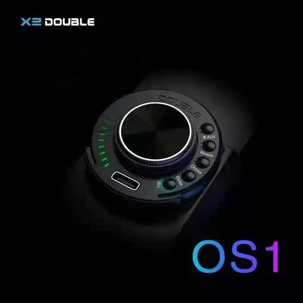 Резонансный (трансакустический) звукосниматель для гитары Double OS1 для игры без усилителя звука, аккумулятор 2000 мАч Double OS1 фото