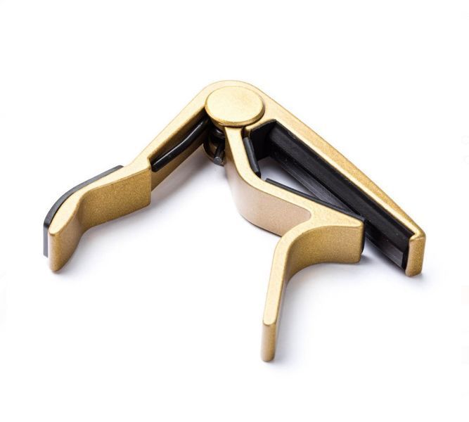 Каподастр Dunlop 84FG Gold Acoustic Trigger Flat Capo 114891 фото