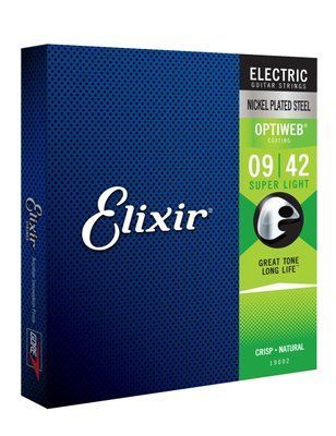 Струны для электрогитары Elixir EL OW SL Nickel Plated Super Light 9-42 283941 фото