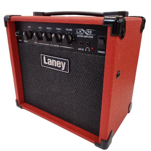 Комбопідсилювач для електрогітари Laney LX15-RED 528205 фото