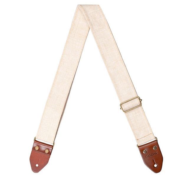 Ремінь дo гітари Cascha Cotton CGS-CD2 (Linen Beige) 24-10-07-07 фото