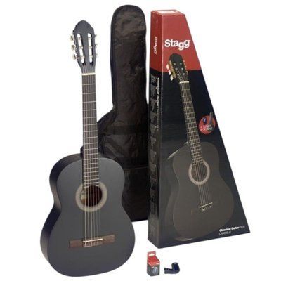 Гітара класична STAGG N C440 M BLK PACK+чохол+тюнер, розмір 4/4 86608 фото
