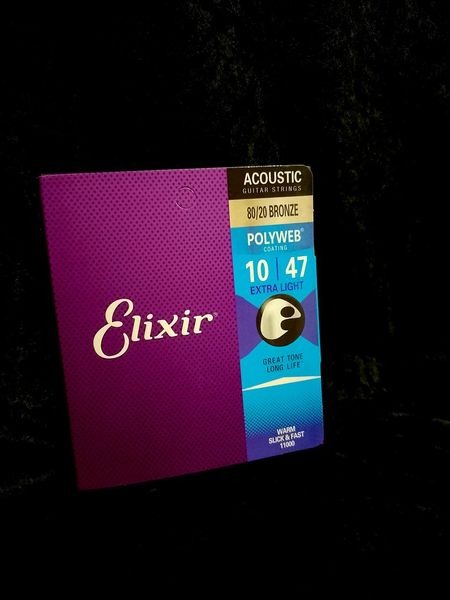 Струни акустичної гітари Elixir AC NW бронза 80/20 Extra Light (010-047) 74216 фото