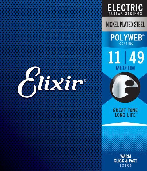 Струни для електрогітари Elixir EL PW M Nickel Plated Medium 11-49 285436 фото