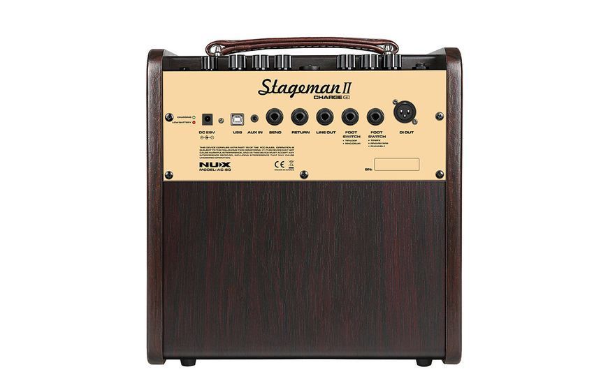 Комбоусилитель для акустической гитары NUX AC-80 Stageman II 88019 фото