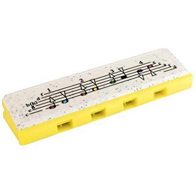 Губна гармошка Hohner M91312 Speedy Yellow/Green Тональність &ndash; До мажор (С) 4 отвори 127276 фото