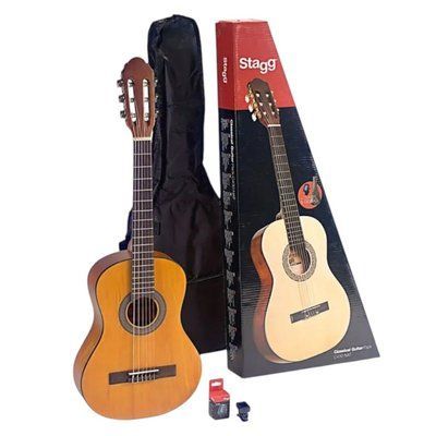 Гітара класична STAGG N C430 M NAT PACK+чохол+тюнер, розмір 4/4 86339 фото