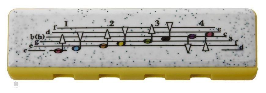Губна гармошка Hohner M91312 Speedy Yellow/Green Тональність &ndash; До мажор (С) 4 отвори 127276 фото
