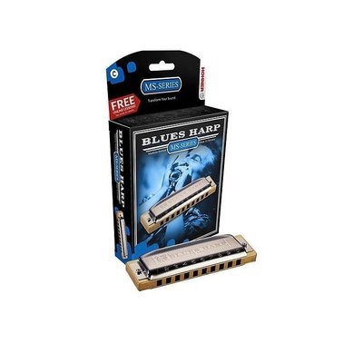 Губна гармошка Hohner Blues Harp MS D-major M533036 Тональність (Ре-мажор) Діатонічна 10 отворів  110246 фото