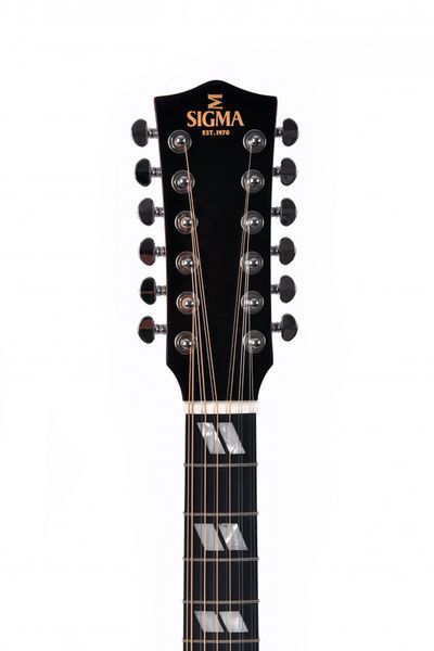 12-ти струнная электроакустическая гитара Sigma DM12-SG5 (с мягким кейсом) 126579 фото