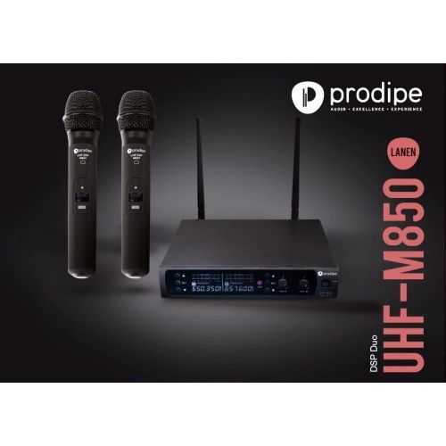 Радіосистема, вокальна Prodipe UHF M850 DSP Duo (2 ручних мікрофона) 26-5-25-15 фото