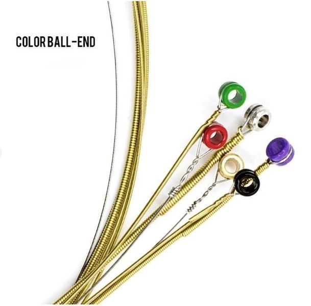 Струни для акустичної гітари Alice AW434P-L Acoustic Coated 80/20 Bronze Wound Light Guitar Strings 12/53 80150 фото