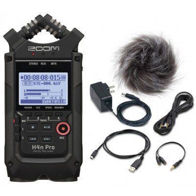 Аудіо рекордер Zoom H4n PRO BLK SET. Три режими запису: Стерео, 4CH, MTR 286615 фото