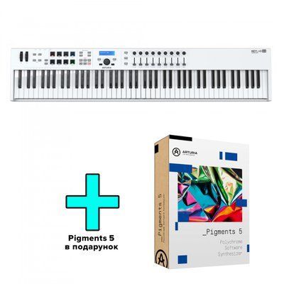 MIDI-клавіатура Arturia KeyLab Essential 88 + Arturia Pigments 19-6-8-37 фото